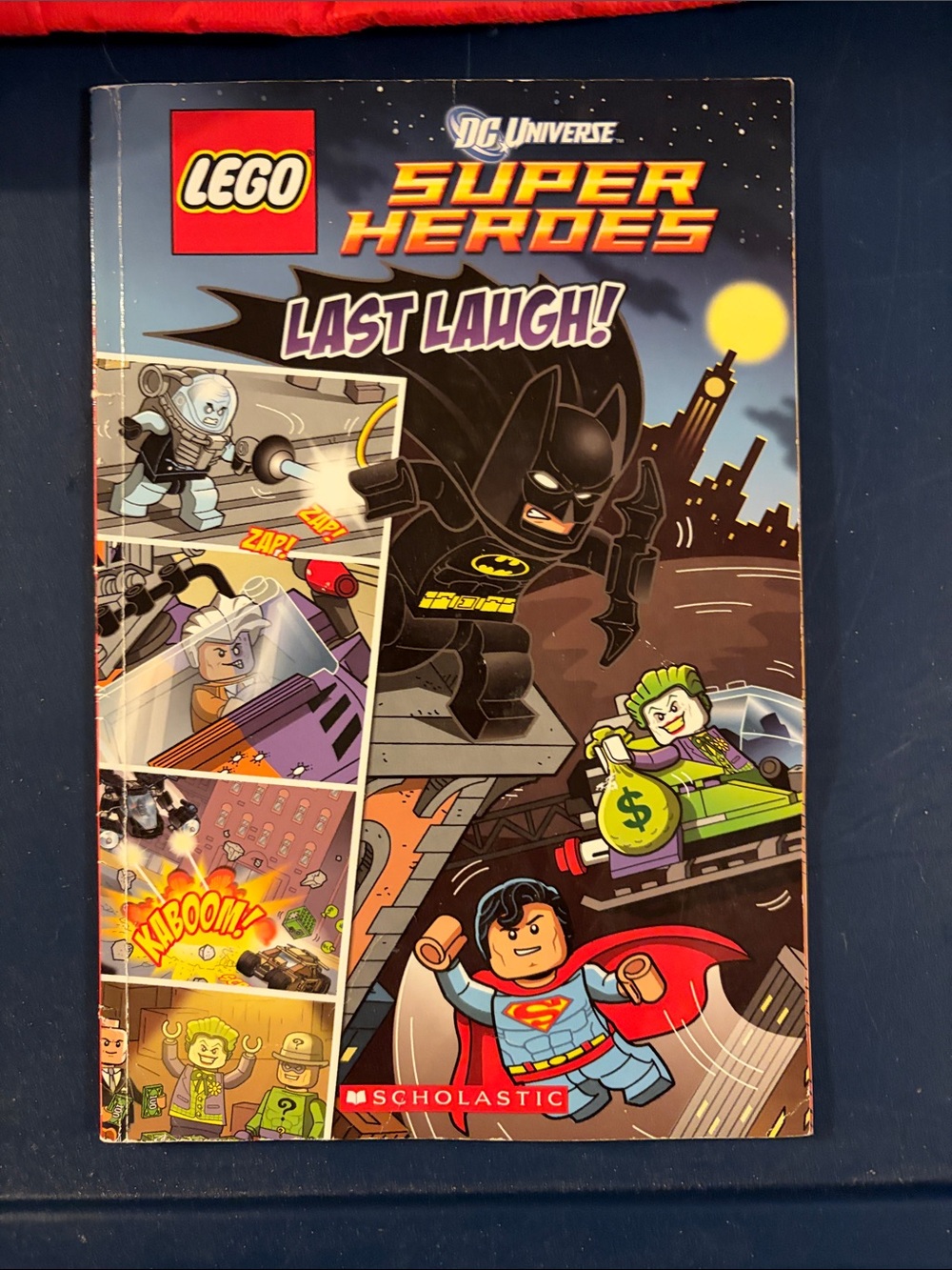 LEGO Super Heroes Kids Book - Last Laugh! (Black, Blue, Yellow, Green)
